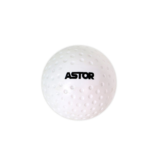 Astor Dimple hollow turf field hockey ball White