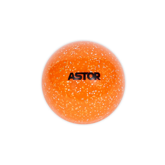 Astor Smooth hollow glitter turf field hockey ball Orange